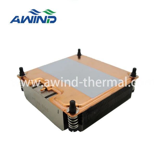 Zipper Fins Heatsink With Vapor Chamber