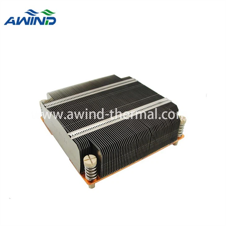 Zipper Fins Heatsink With Vapor Chamber